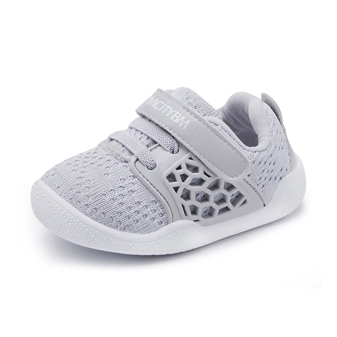 Velcro leather mesh breathable lightweight non-slip Sneakers | BMCiTYBM Seamless Knit Construction