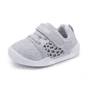 Velcro leather mesh breathable lightweight non-slip Sneakers | BMCiTYBM Seamless Knit Construction