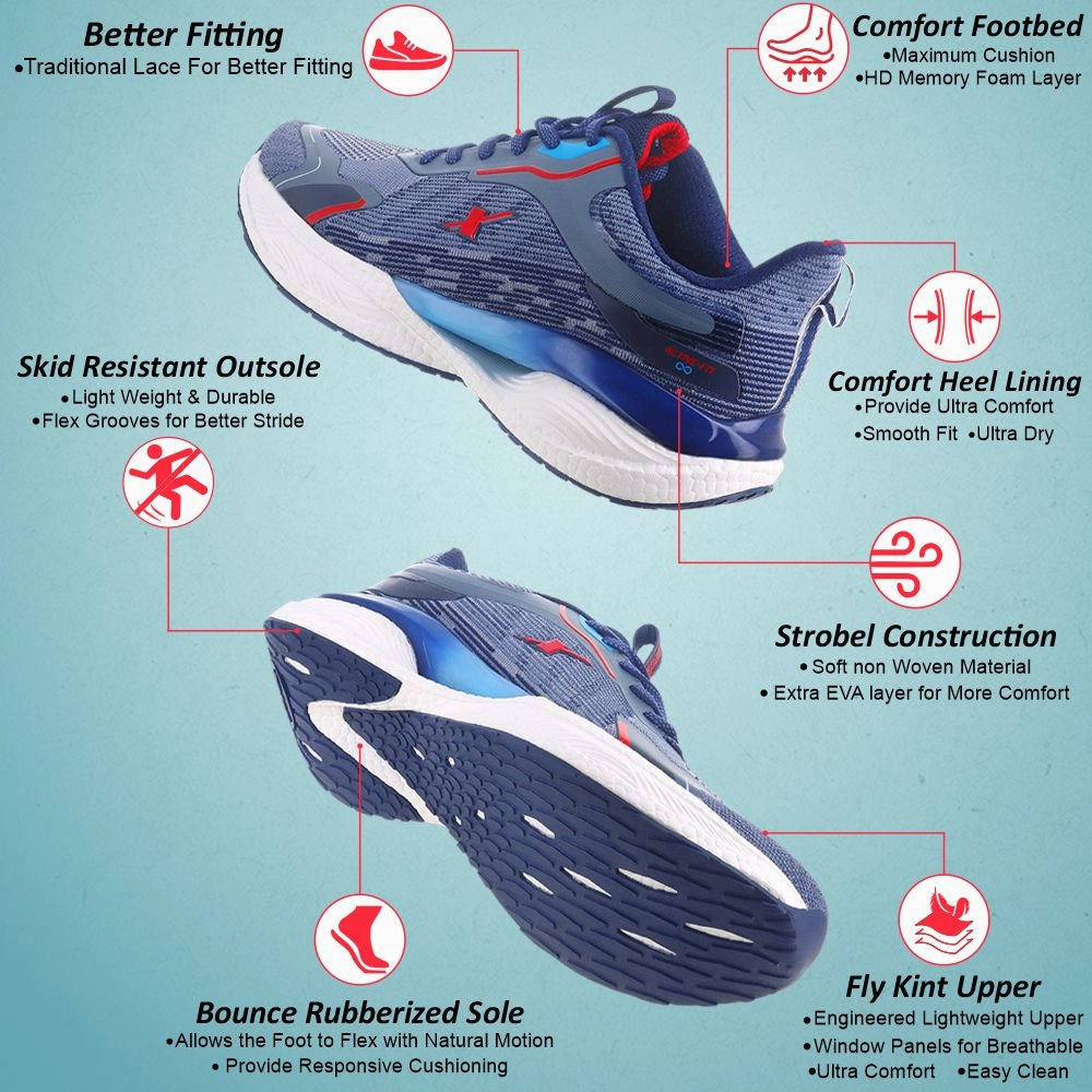 Running Shoes for Men SM 951 running at night