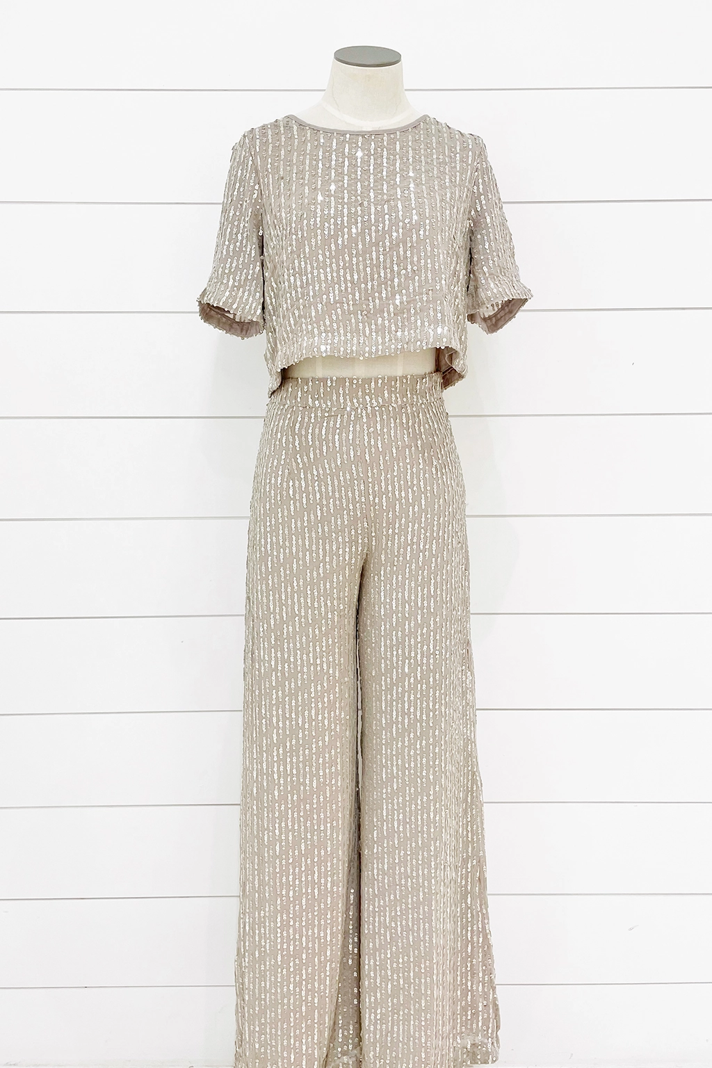 All That Shimmers Woven Pants Comfortable Border Soft Touch