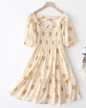 Bold Touch Vintage Dot Women Dress