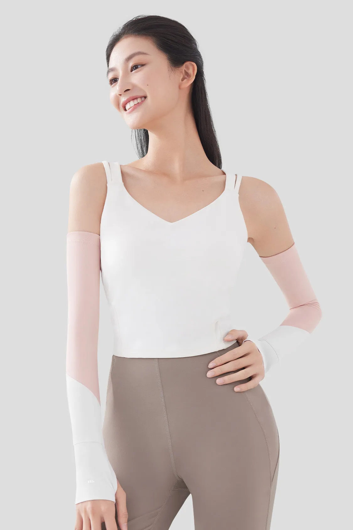 Aces - Women's Sun Protection Arm Sleeves UPF50  Flexible Cuff Adjustment LightweightConstruction