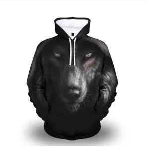 WOLVES - Stijlvolle En Warme Hoodie ANIMAL STYLE Cashmere Blend