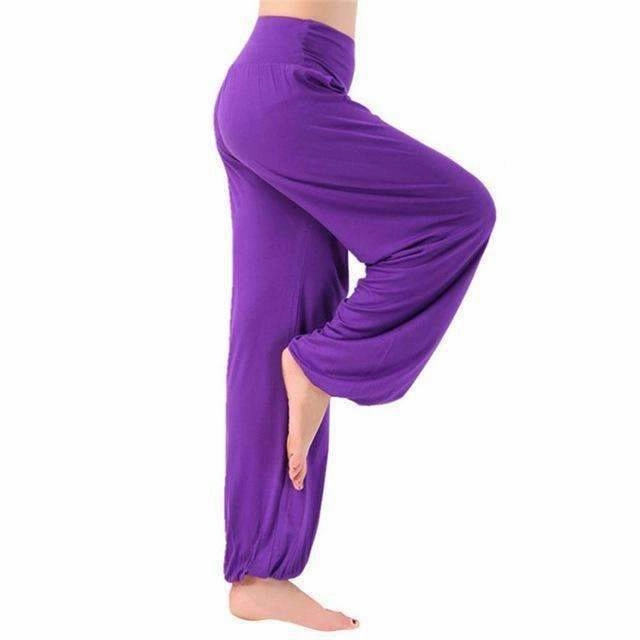 New S-XL plus size High waist Women  Dancing Trouser autumn  women sport yoga pants Super Soft Light Loose Lantern Pants AdjustableDrawcordDesign Stylish performance