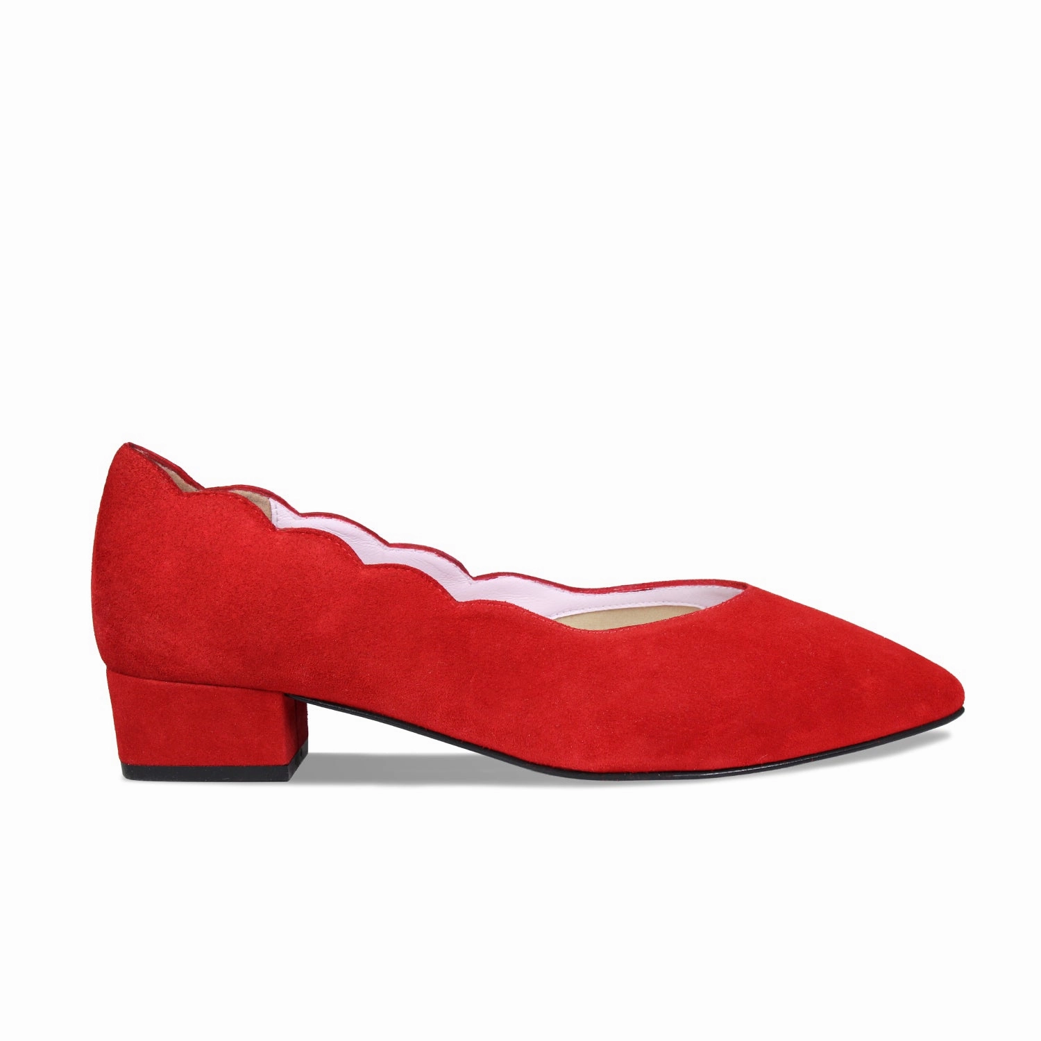 Low Profile Cushioning Ultimate Ease Nova: Red Suede