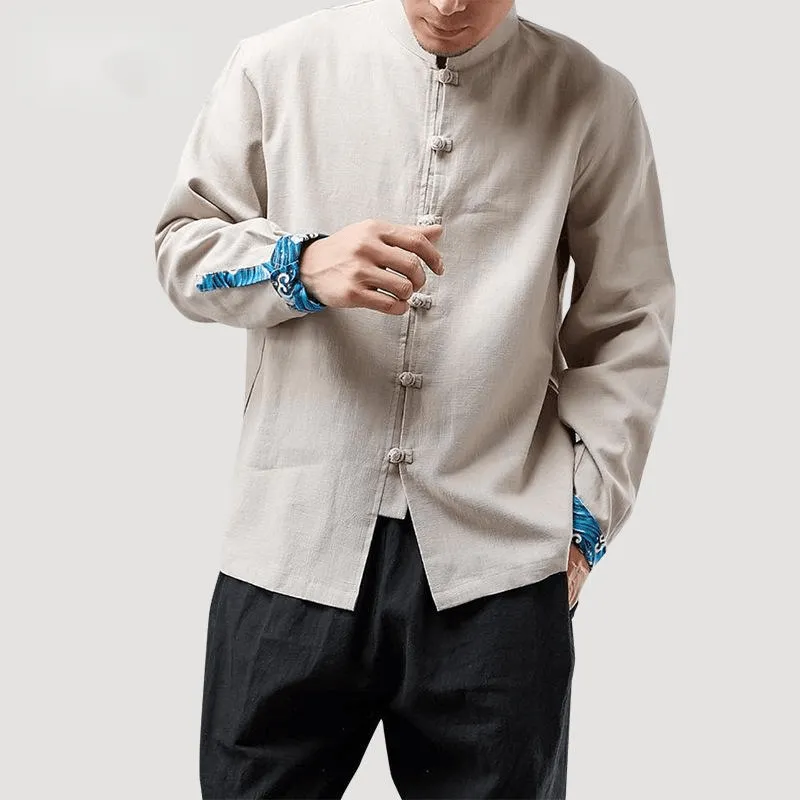 Versatile Piece Classic Fit Men'S National Clothing Shirts