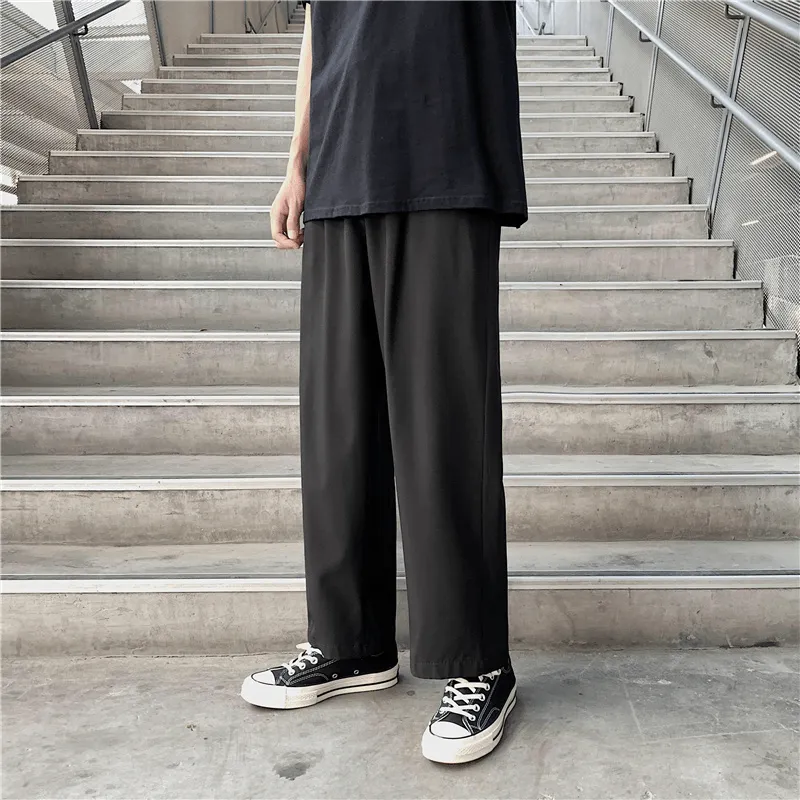 All-Match Straight-Leg Pants Wide-Leg Cropped Trousers Secure fit