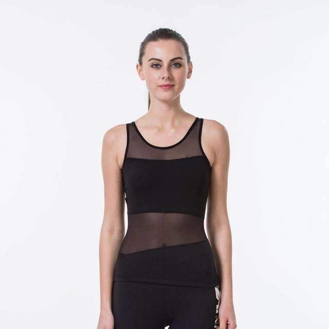 TearResistant Women'S Yoga T-Shirt Yoga Woman Sleeveless Yoga Tank Tops Tights Sports Tops Fitness Shirt Women Quick Dry Running Shirts