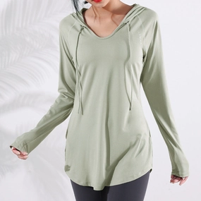 Light Fit Wear Women's Casual Loose And Thin Sports Tops