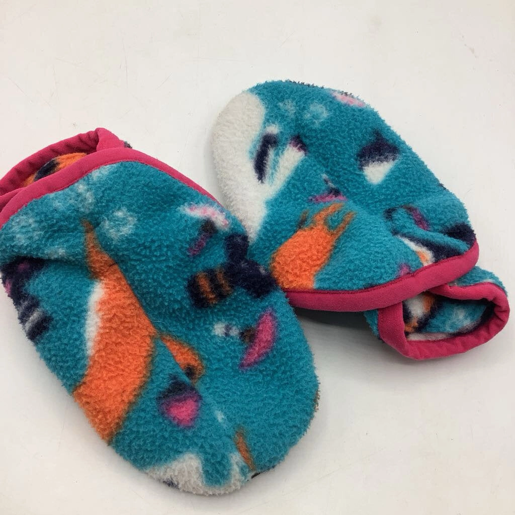 carbon fiber plate Size 6-12m: Patagonia Blue Mushroom Print Fleece Baby Booties