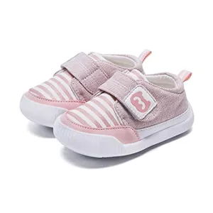 Fit Easy White Stripes Soft Non-Slip Sneakers Lightweight First Walker BMCiTYBM