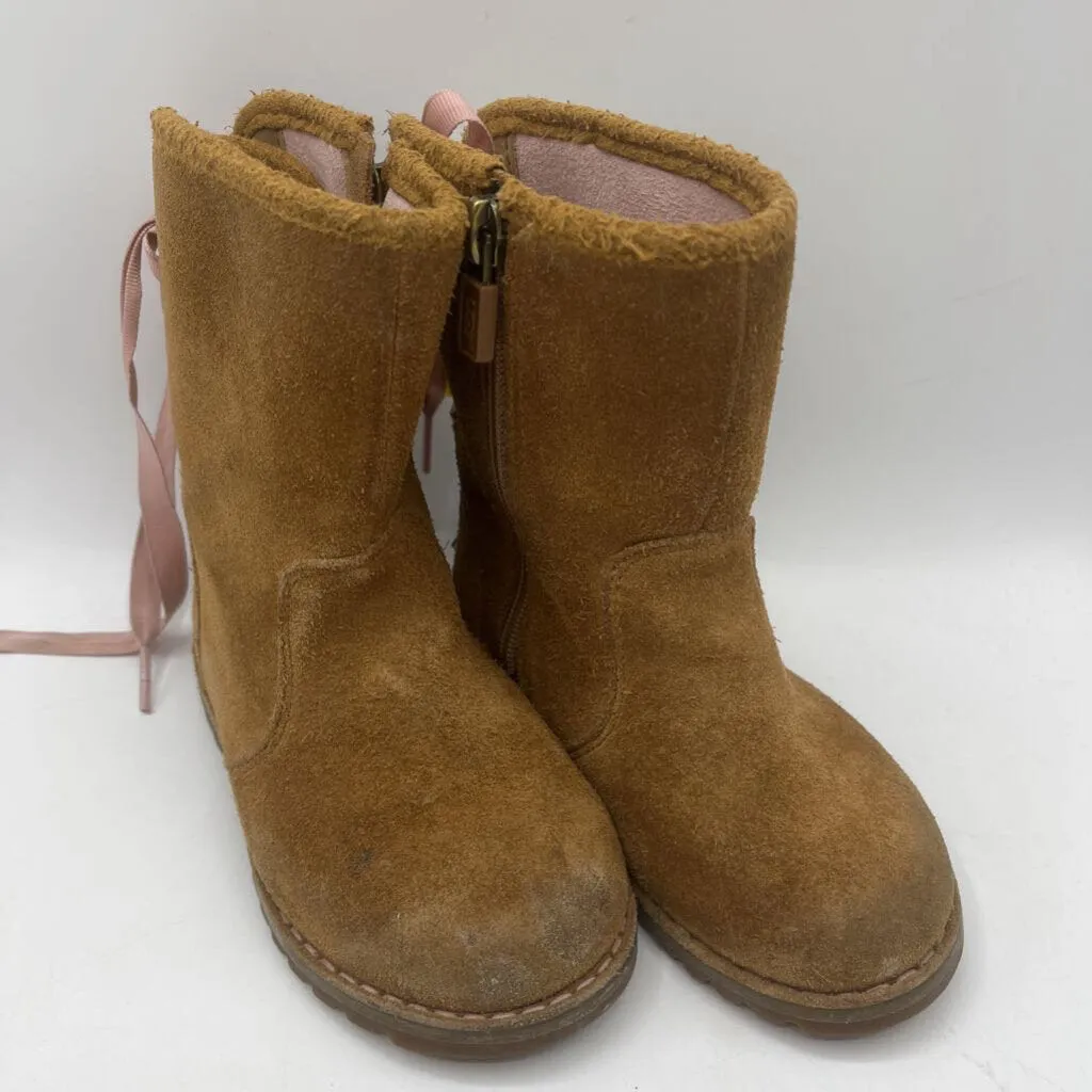 Street Power Size 7: Ugg Brown Zip-Up Boots