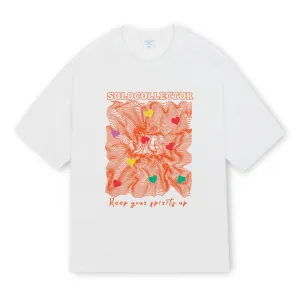 Fashion Digital Printing Short-sleeved T-shirt Men Convertible Style Smooth Stitching