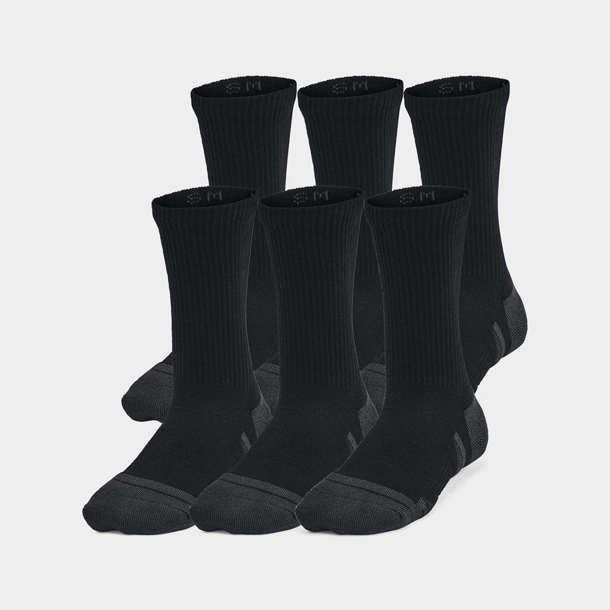 SeamlessSidePanels AntiPillingTechnology Children's 6-pack Performance Tech Crew Socks 1387056