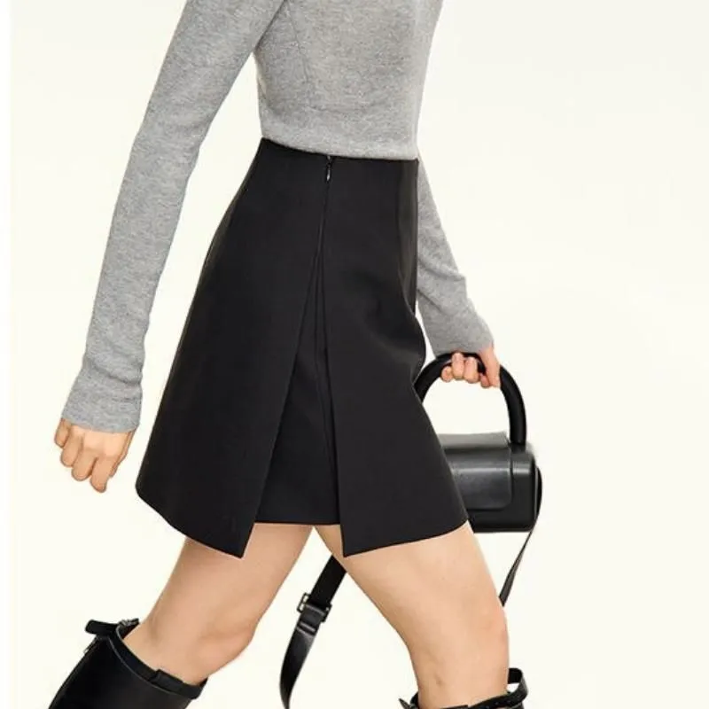 Autumn-Winter High Waist Casual Shorts Skirt Casual Pick Gentle Texture