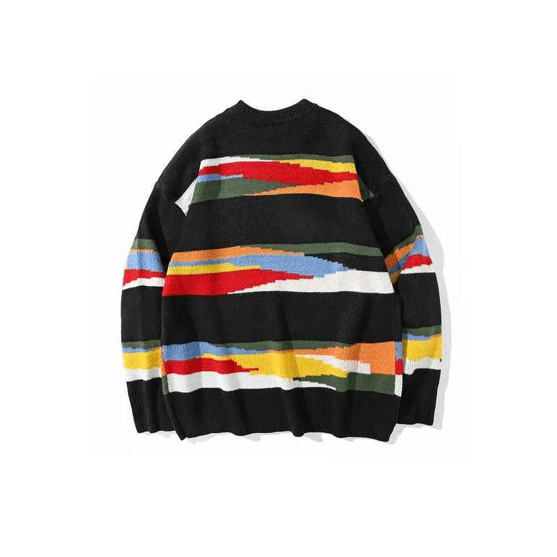Fashionable Layer Autumn Youth Men'S Pullover Long-Sleeved Loose-Fitting Sweater for Men and Women