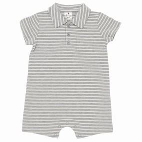 Breathable Construction Baby Boys' Striped Body Suit A1103