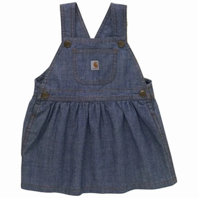 Baby Girls' Denim Chambray Jumper CY9711 Hypoallergenic Textile