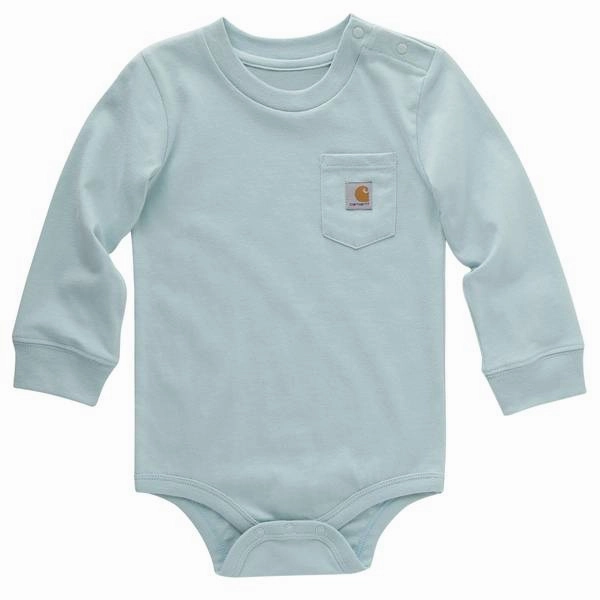 MultiFunctional Pocket Placement Baby's Long-Sleeve Pocket Bodysuit CA5001