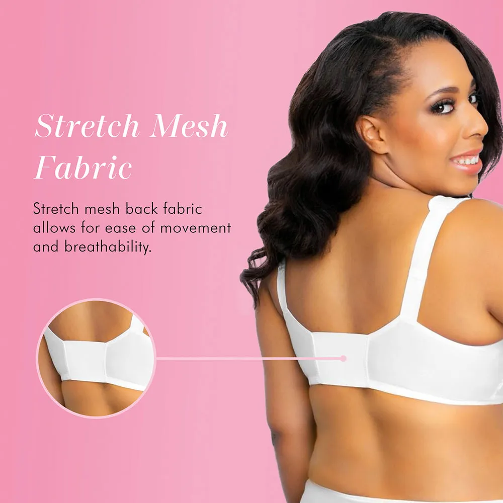 Women's Classic Wireless Full-Coverage Bra with Front Closure 5100530 PolishedFinish