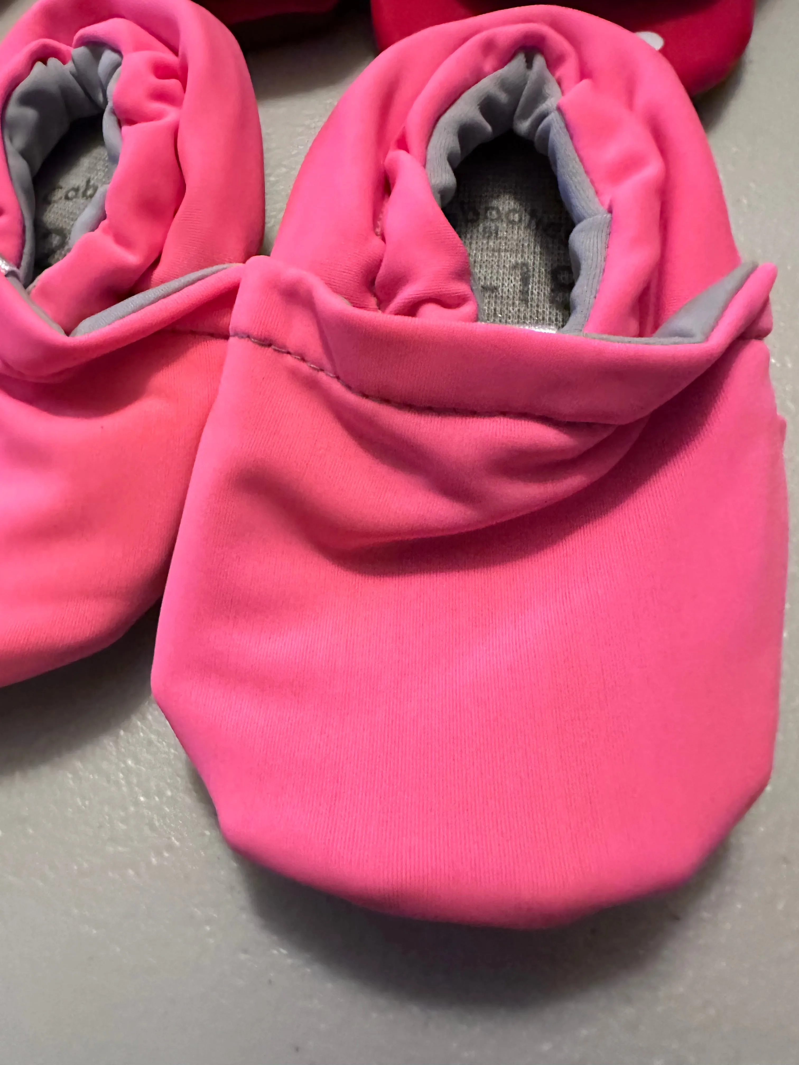 Coral Pink SWIM Shoes tie - up style