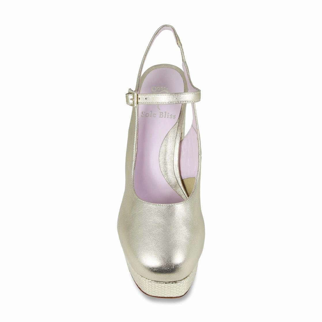 Thermoregulation Layer Printed Rita: Gold Leather & Snake Print Leather