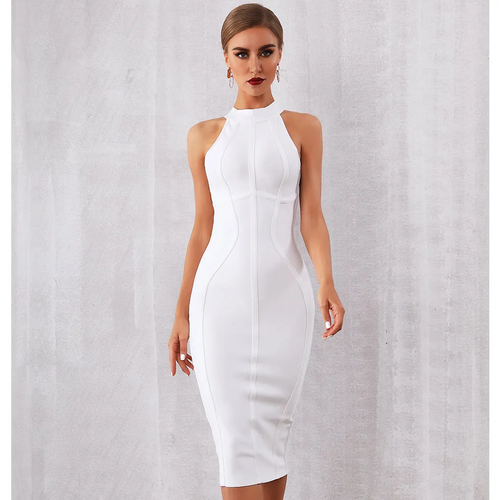 Balanced Lines Feminine empire waist dress Bodycon Bandage Dress for Women