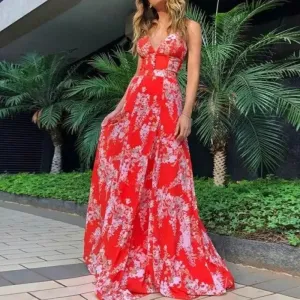 Clear Glow Bohemian Floral Dress