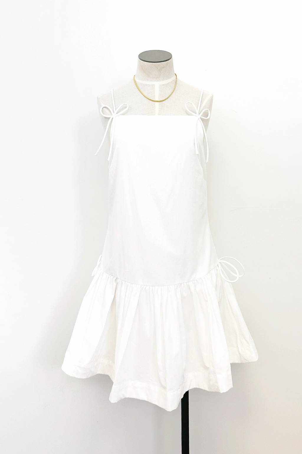 Clean Outfit Bow Detail Mini Dress