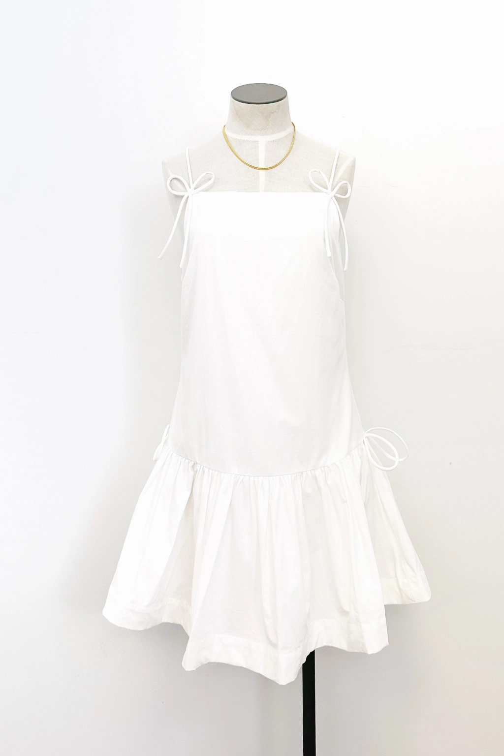 Bow Detail Mini Dress Form Fit Work Look