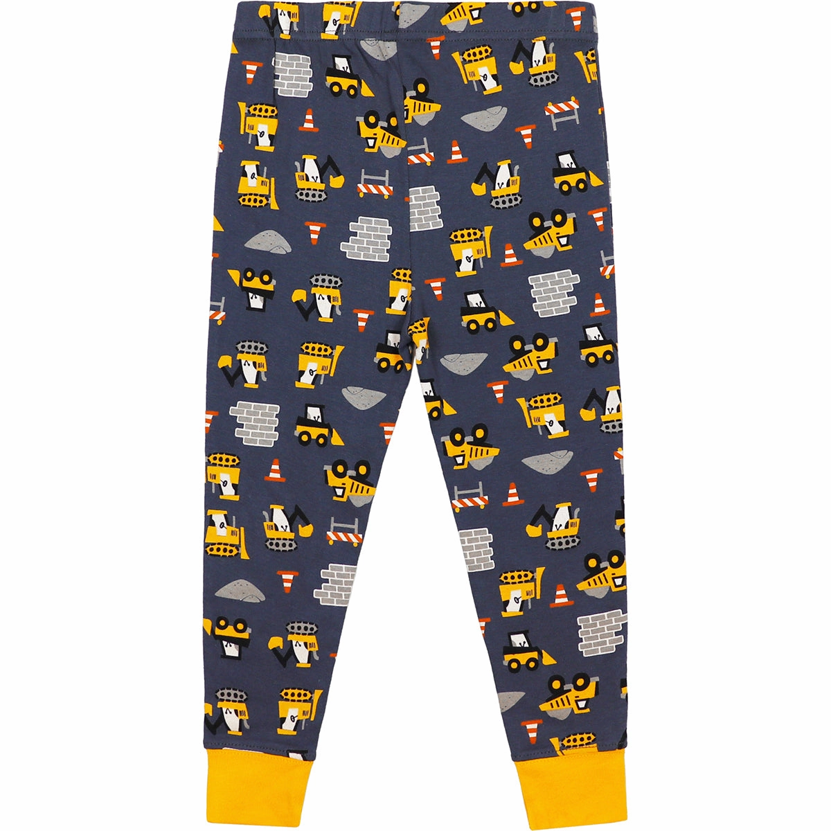 Boy's Construction Long-Sleeve Pajama Set J4S581 CollapsibleFrame Odor Resistant Material