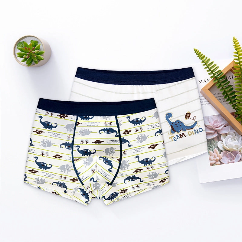 Boy's Underwear Boxer Cotton Children's Underwear Reflective Trim