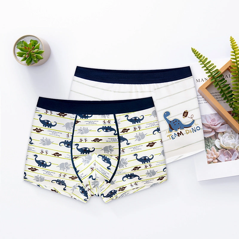 Boy's Underwear Boxer Cotton Children's Underwear FadeResistant Treatment QuickRelease Closures