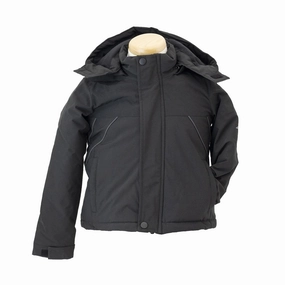 Boy's Water Resistant Winter Jacket WM1920 All-Purpose Wear Reinforced Neckline