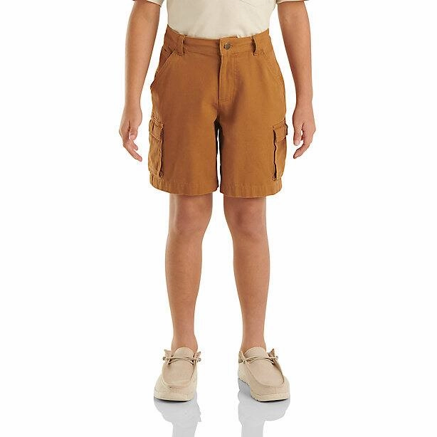Anti Pilling Finish Boys' Canvas Cargo Work Shorts CH8320