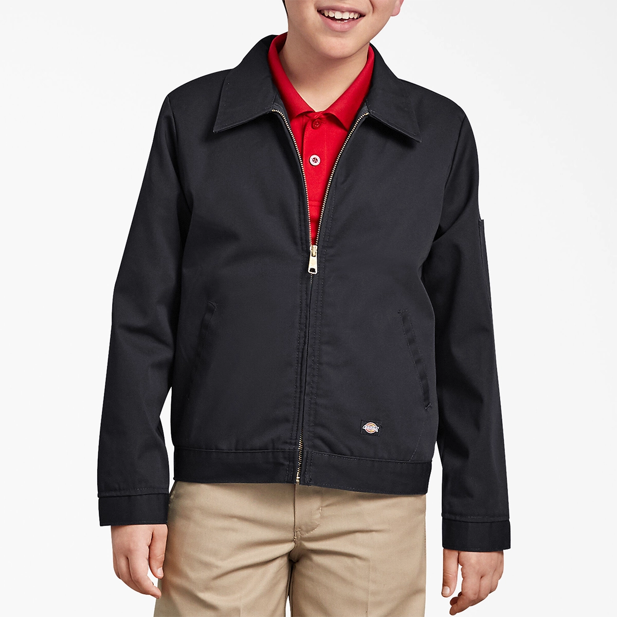 Boys' Eisenhower Jacket KJ903 Breathable mesh panel Flexible Neckline