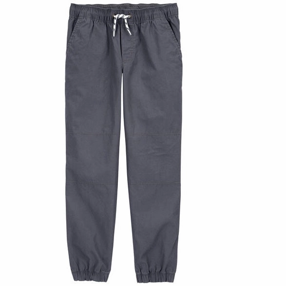Boys' Grey Drawstring Joggers 3R061511-020 RecycledPolyesterBlend