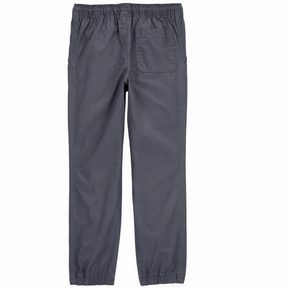 Boys' Grey Drawstring Joggers 3R061511-020 AntiMicrobialLining Easy Wear