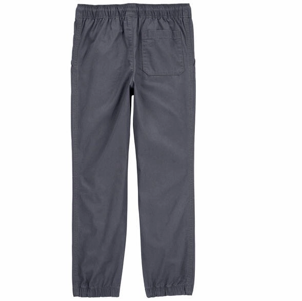 Tear Resistant Reinforcement Boys' Grey Drawstring Joggers 3R061511-020