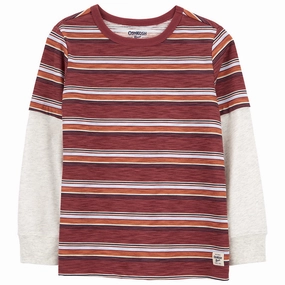 Boys' Layered Look Tee 89741 Comfortable Fabric