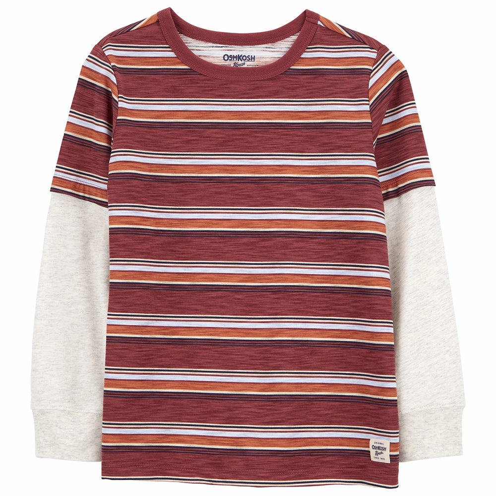 Boys' Layered Look Tee 89741 Comfortable Fabric
