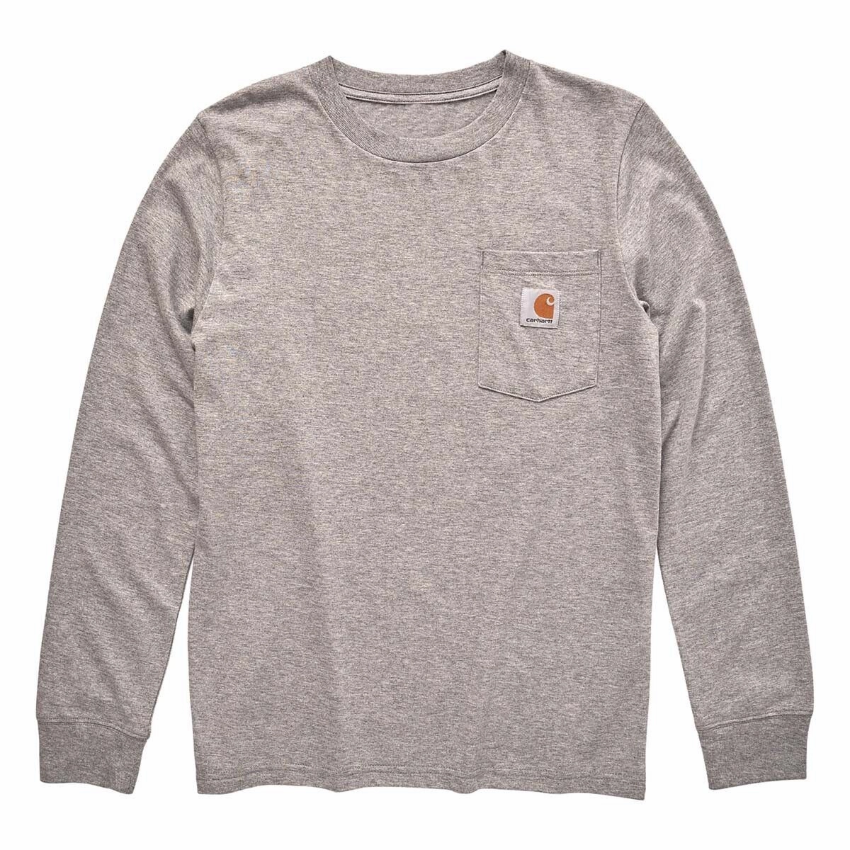 CroppedLength Adjustable Hem Cuff Boys' Long-Sleeve Rugged and Tough Tee CA6287