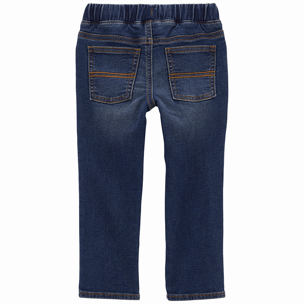 Boys' Pull-On Knit Denim Pants 1P620910 Hydrophobic Surface Treatment WrinkleFree Fabric