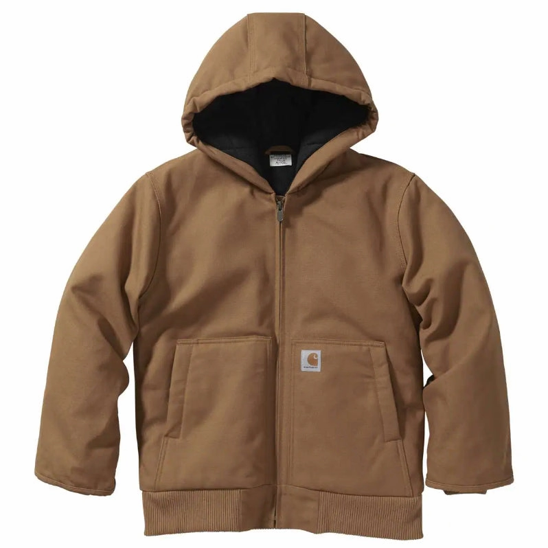 Boys Flannel-Lined Active Duck Jacket CP8545 FrenchTerry