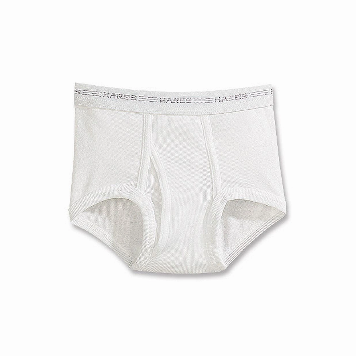 Microfiber Material Basic Long Sleeve Boys White Briefs B252P6 6-pack