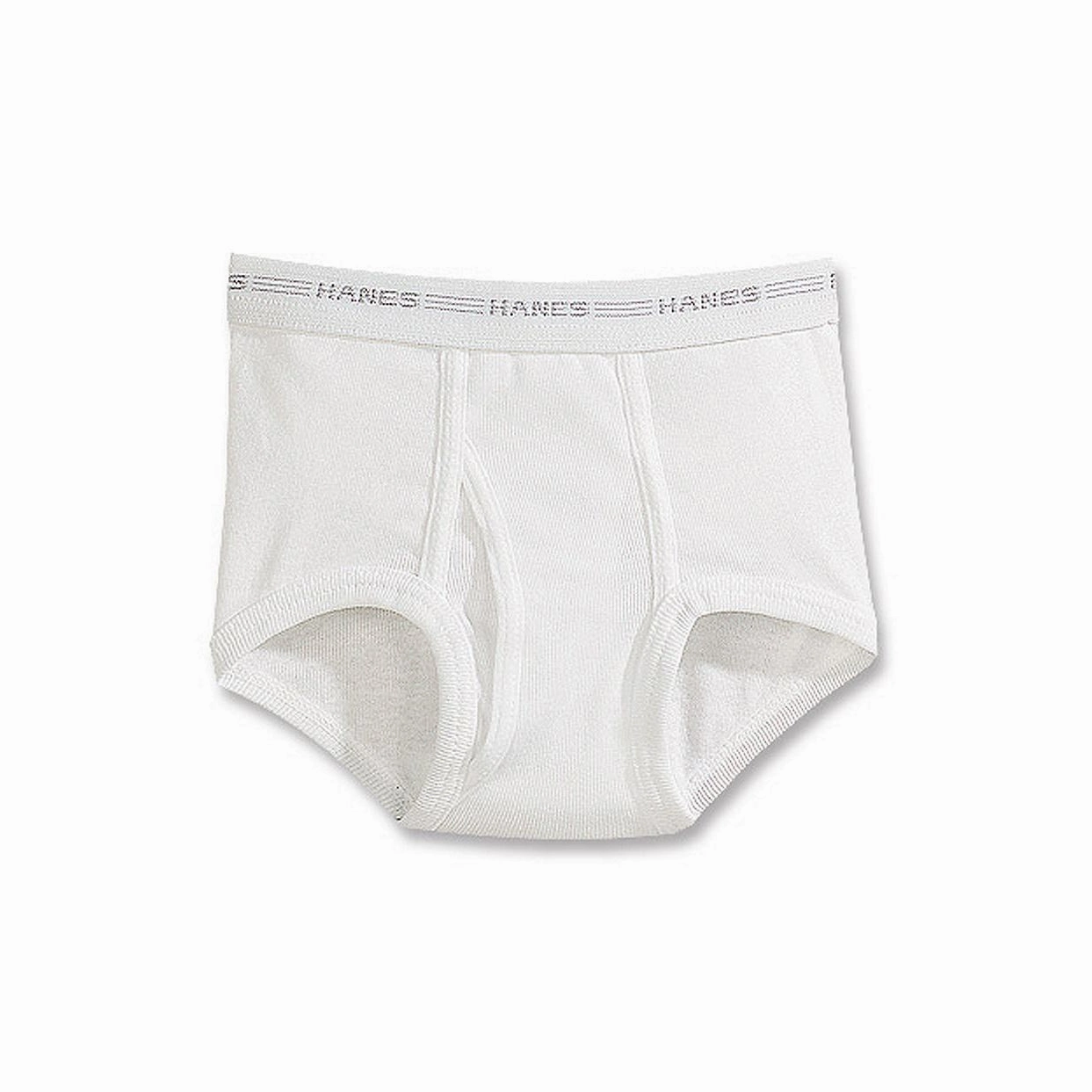 Boys White Briefs B252P6 6-pack Seamless construction Retro design