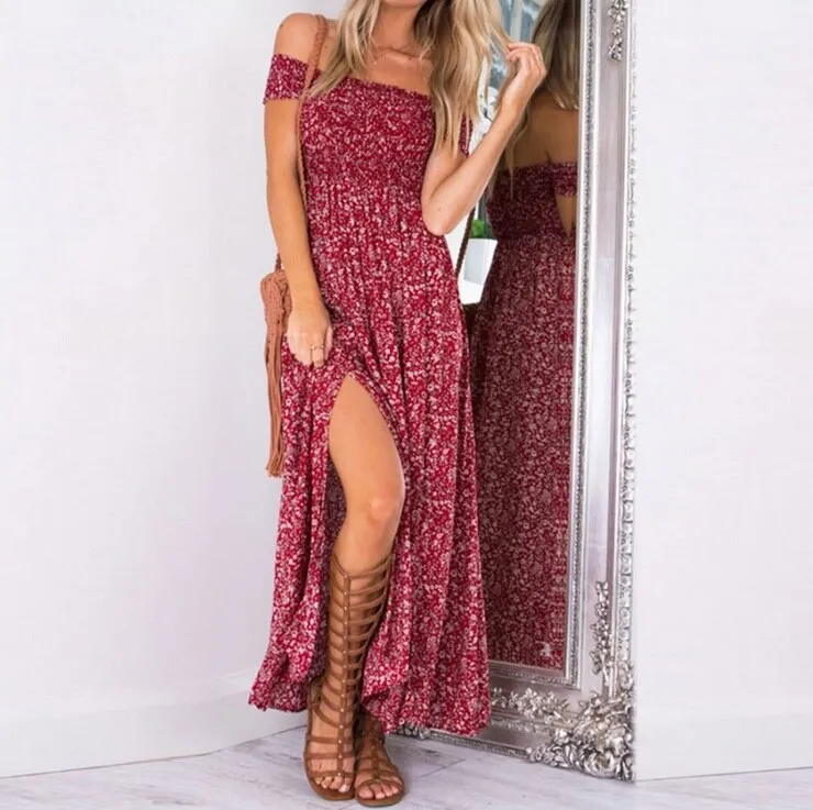 Women's Bardot Bohemian Maxi Dress Perfectly Crafted Refined Feel