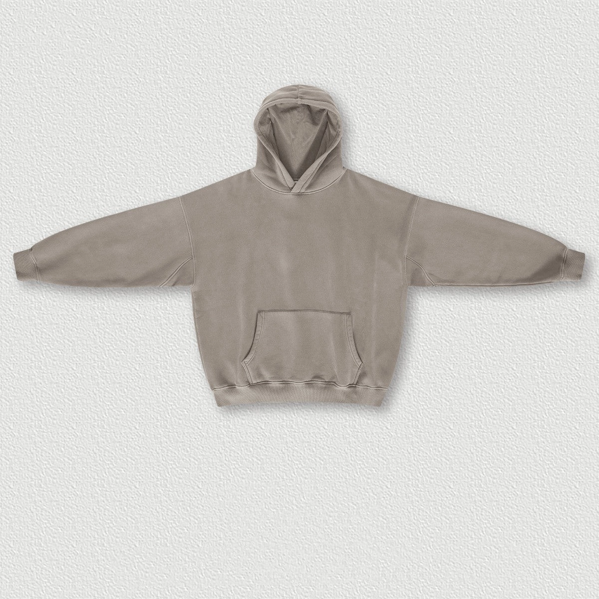 Autumn And Winter Washed And Worn Padded Hooded Sweatshirt Personalized Style Adaptive clothing