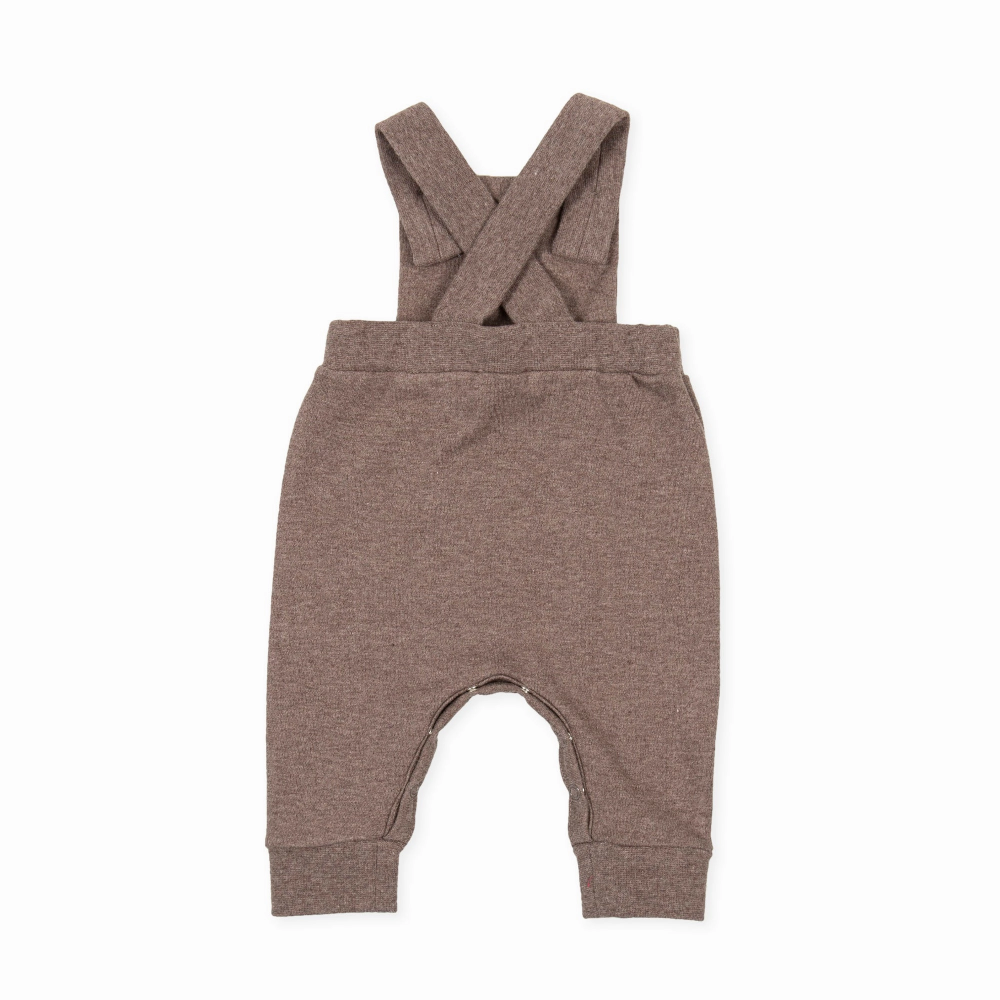 Tutto Piccolo 9391 Peto Interlock Dungaree -Taupe Buttery Feel No Constriction