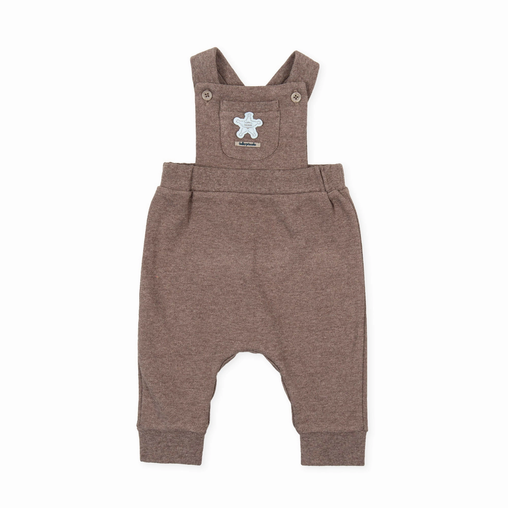 Comfortable Inside Tutto Piccolo 9391 Peto Interlock Dungaree -Taupe